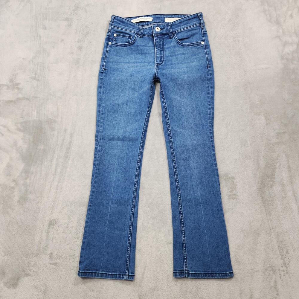 Anthropologie Pilcro Jeans Womens 26 Blue High Rise Bootcut Stretch Denim Casual